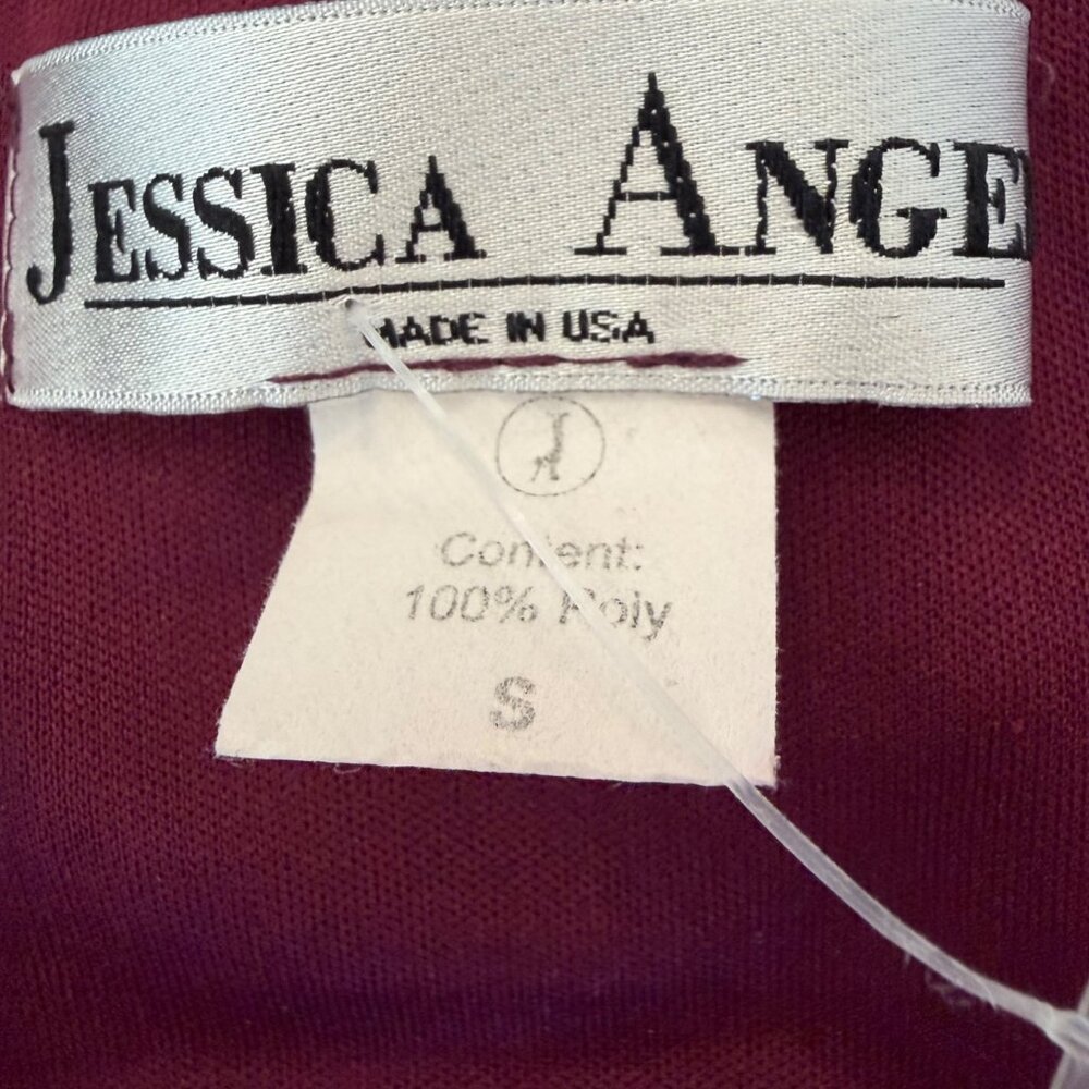 Jessica Angel 595 Evening Gown Off the Shoulder Eggplant Small NWT - Picture 3 of 6